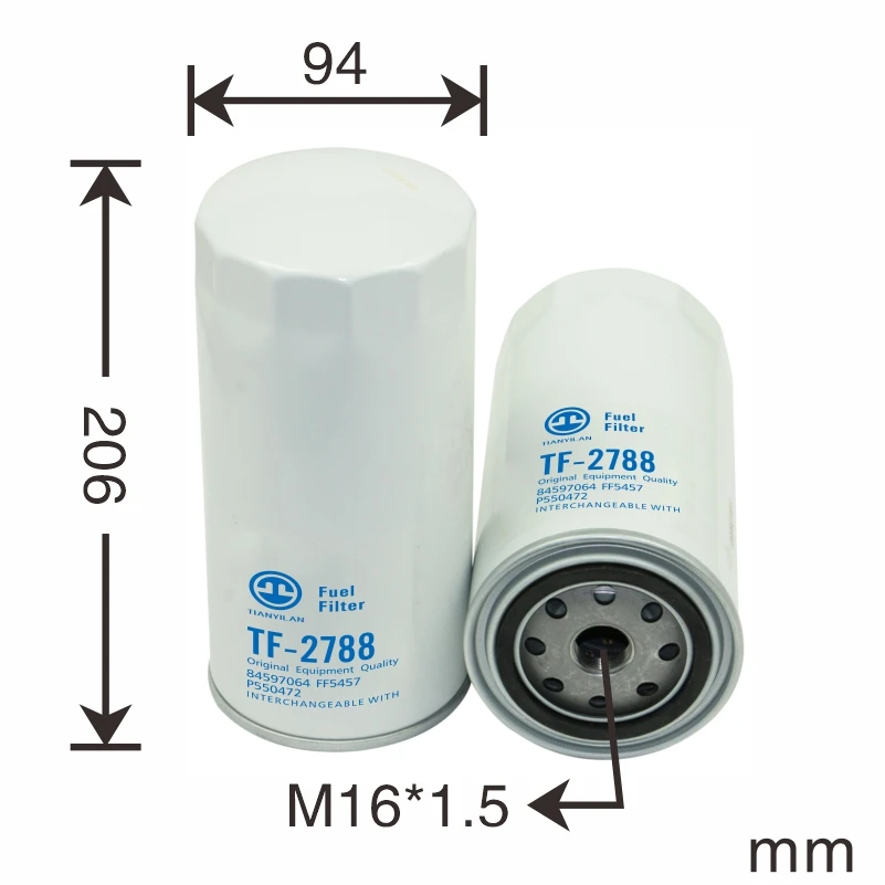 High Quality Fuel Filter 84597064 FF5457 P550472 for Excavators
