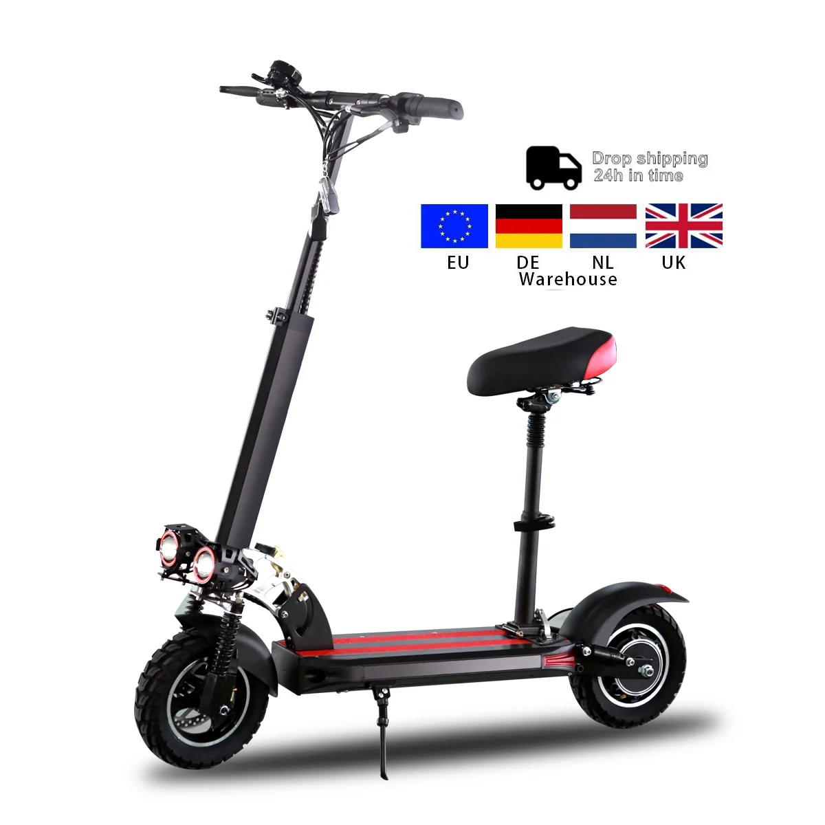 Overseas Warehouses Drop Shipping 48V 500W electric scooter long