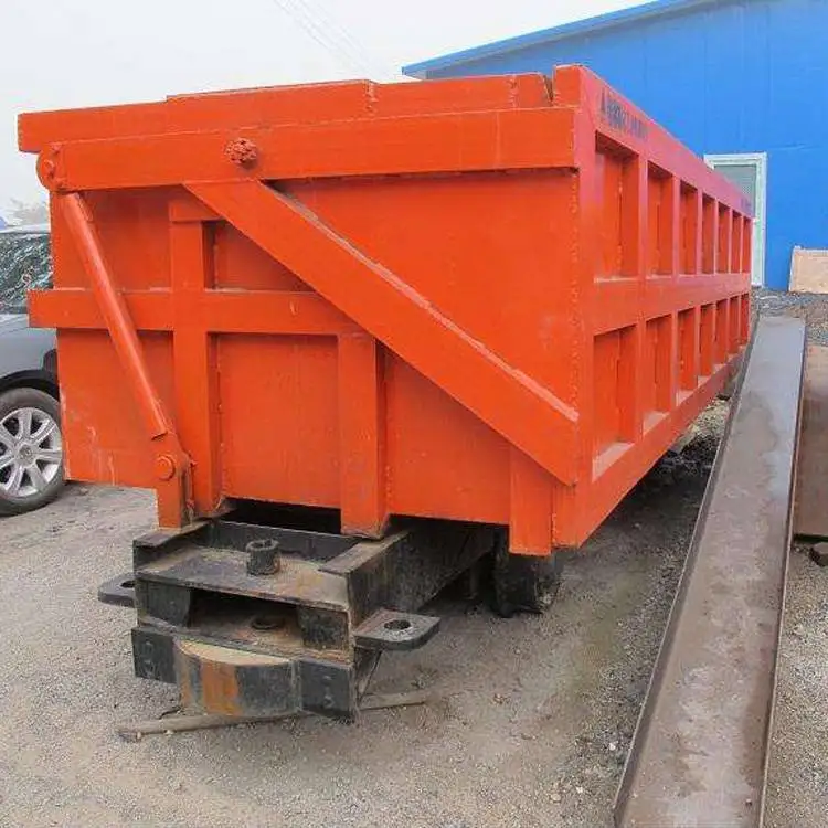 Supply Mining One-sided Curved Rail Dump Tramcar Bottom - Buy Easy To ...