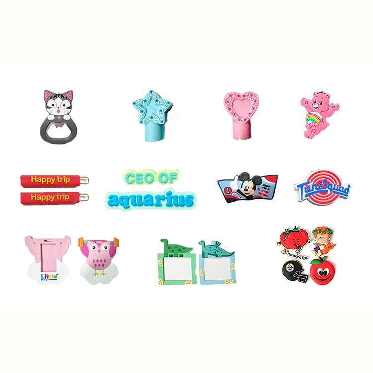 Automatic PVC Rubber Card Sets Making Machine  for Slipper Surface 3d Soft Pvc Keychain Machine