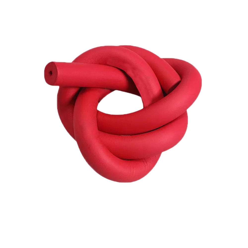 Multiple Colors Available Waterproof Rubber Foam Roll 2mm Rubber Tube Noise Reduction Rubber Foam Pipe With Aluminium Foil