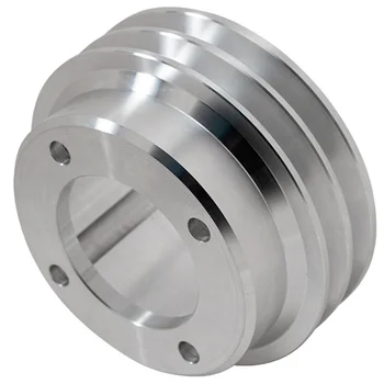 Professional manufacturer custom CNC machining precision Groove 6061-T6 billet aluminum Crankshaft Pulley