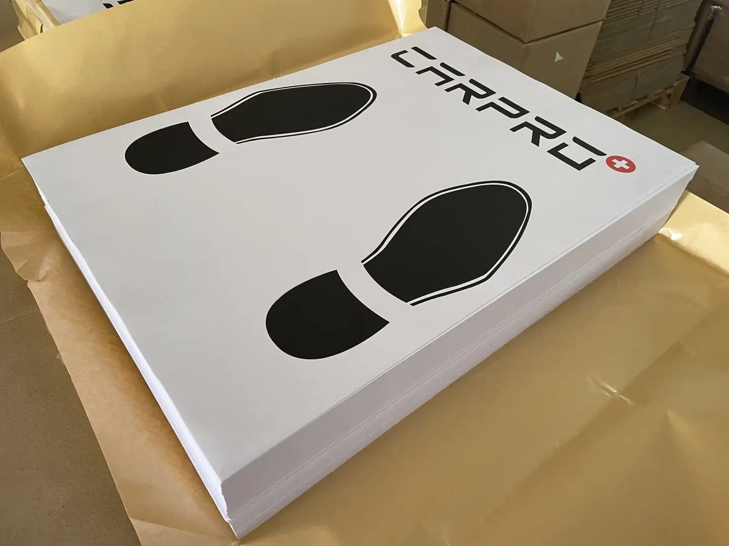 Anti Dirt Mats Pe Coated Kraft Paper Floor Mats Waterproof Wholesale