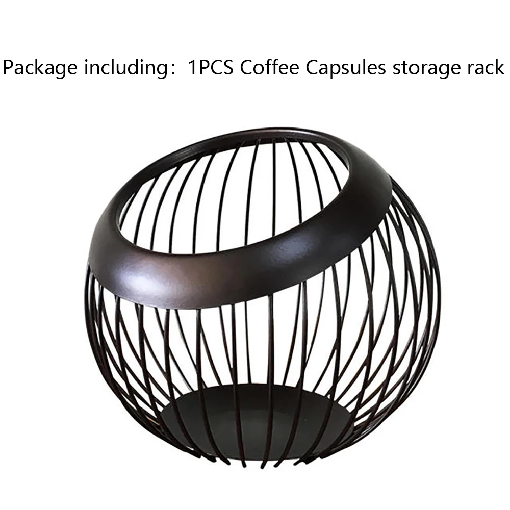 TOPZEA Porta Capsule Caffè In Metallo - Grande Capacità (100 Cialde Originali O 40 Vertuo), Per Banco Bar E Cucina, Dimensioni 21,5x21,6x19,1 Cm - 2