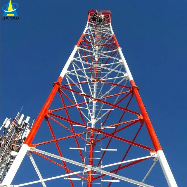 Factory Price High Resolution Galvanized Manufacturer 3-leg Wimax Vhf Gsm Cdma Base Station Signal Transmission Free Stand Tower