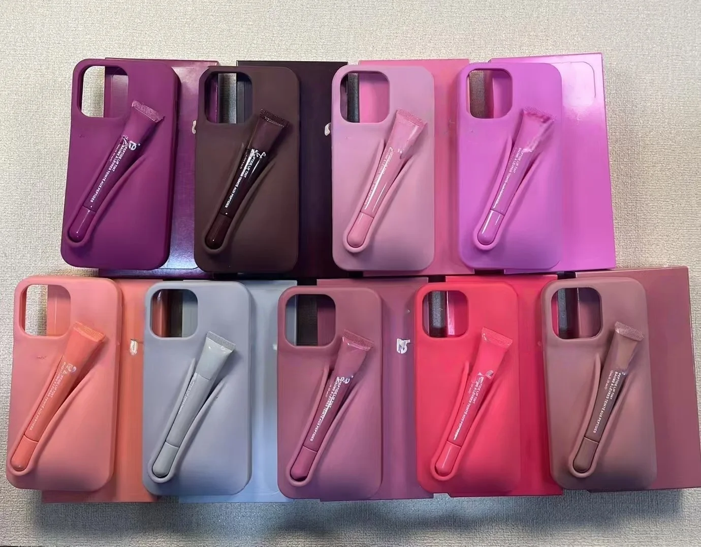 Silky Smooth Lip Phone Case for iPhone 11 12 13 14 15 16 Luxury s Accessory Makeup-friendly Convenient Mobile Accessory