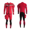 Combinaison de sauvetage humide (deux pièces) - Rouge