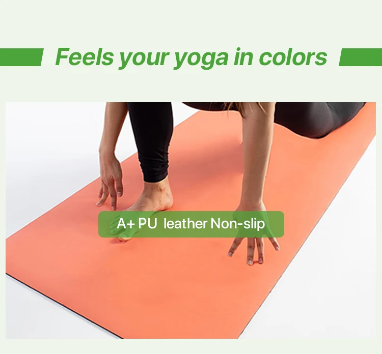 Eco Friendly Washable Yoga Mats Tpe Travel Yoga Mat Natural Rubber Pu