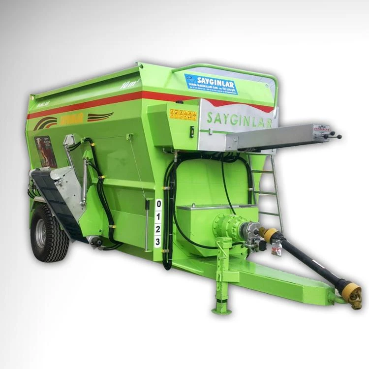Cattle Feed Mixer Wagon For Sale Horizontal Auger With Digital Loadcell