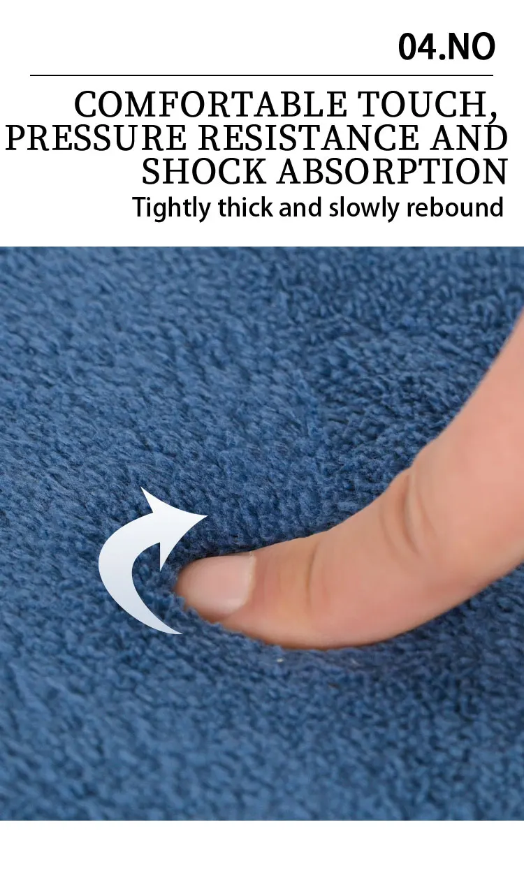 Memory Foam Non-Slip Bathroom Mat Extra Absorbent and Quick Dry Bath Mat Soft Luxury Hotel Door Carpet Shower Mat factory