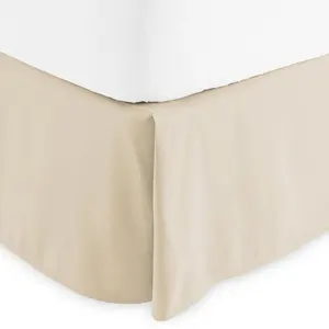 Wholesale Plain Color Elastic Microfiber Cheap Bedskirt