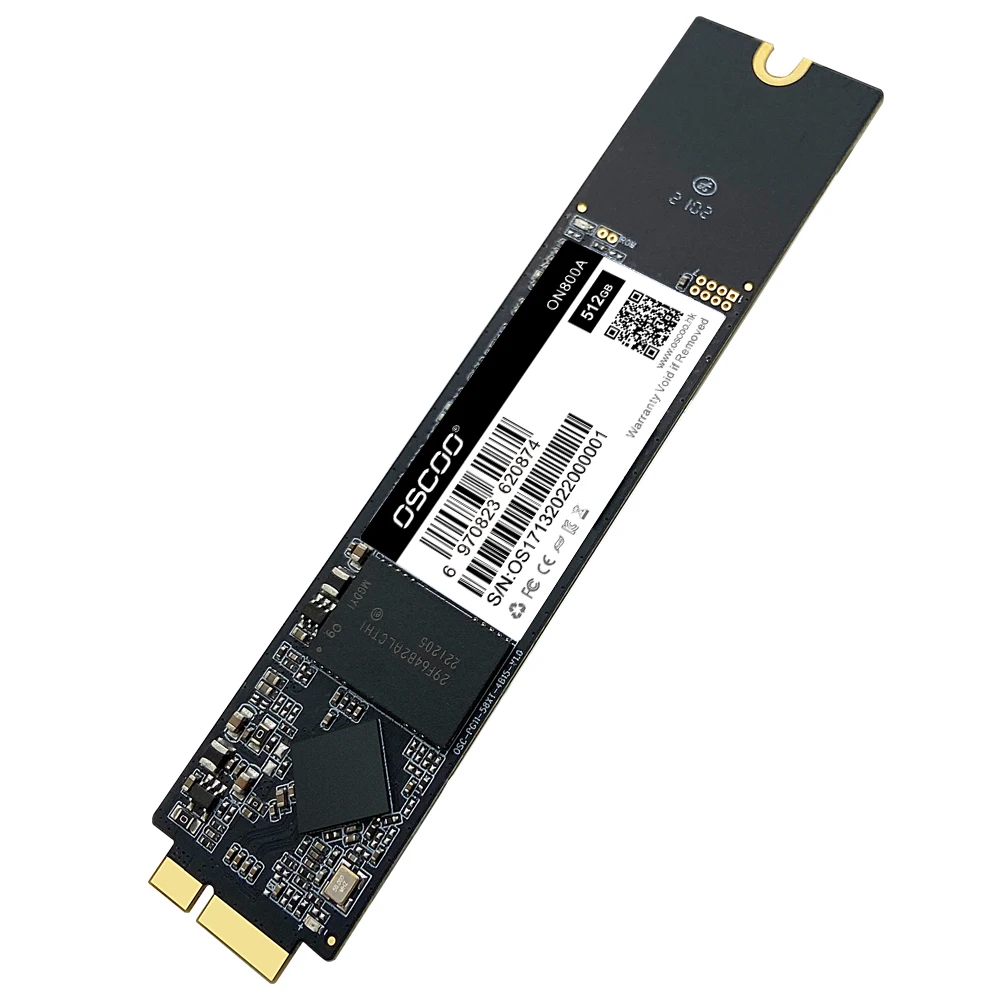 OSCOO Disco Duros SSD Replacement for Macbook Air 13 A1369 2011 A1370 2010 High Speed 256GB Hard Disk Drives