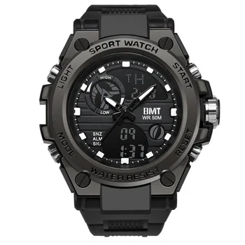 Fashion Wrist Watch Men Wrist Relojes Digital Sport Watch, boys Golden colorful dual time kids army digital watches