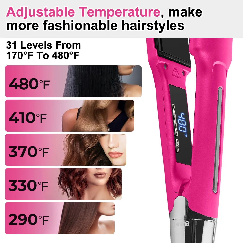 Hair Iron Plancha Para Cabello Style House Salon Professional