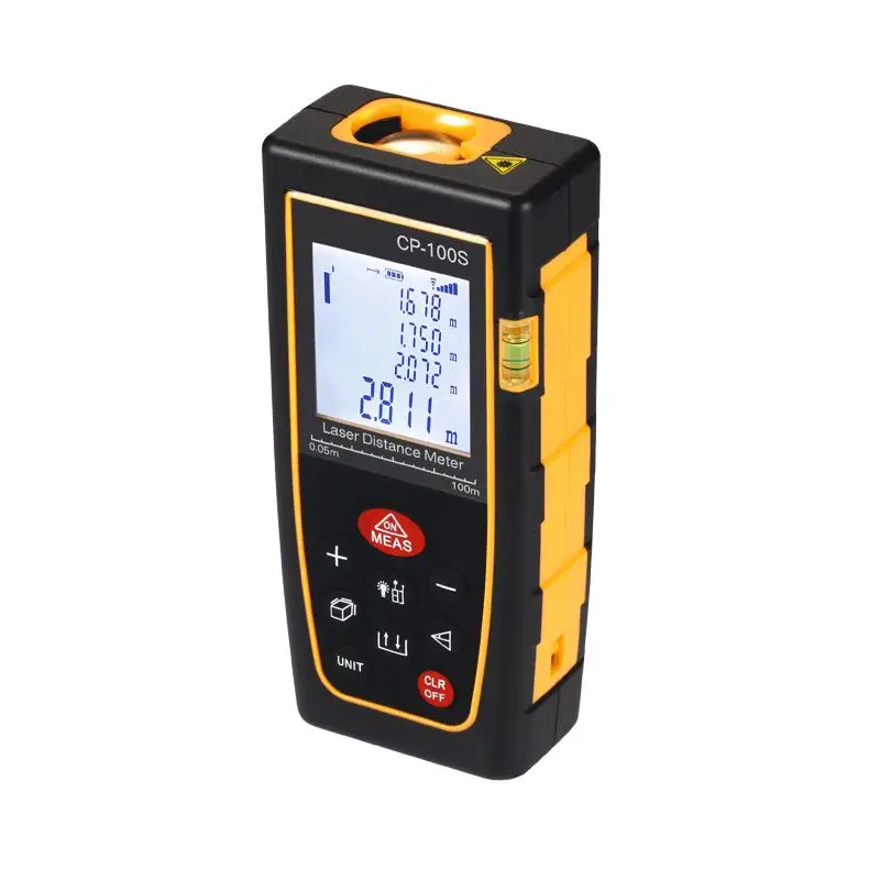 CP100S 100M Digital Handheld Laser Distance Meter Range Finder Measuring Measure 