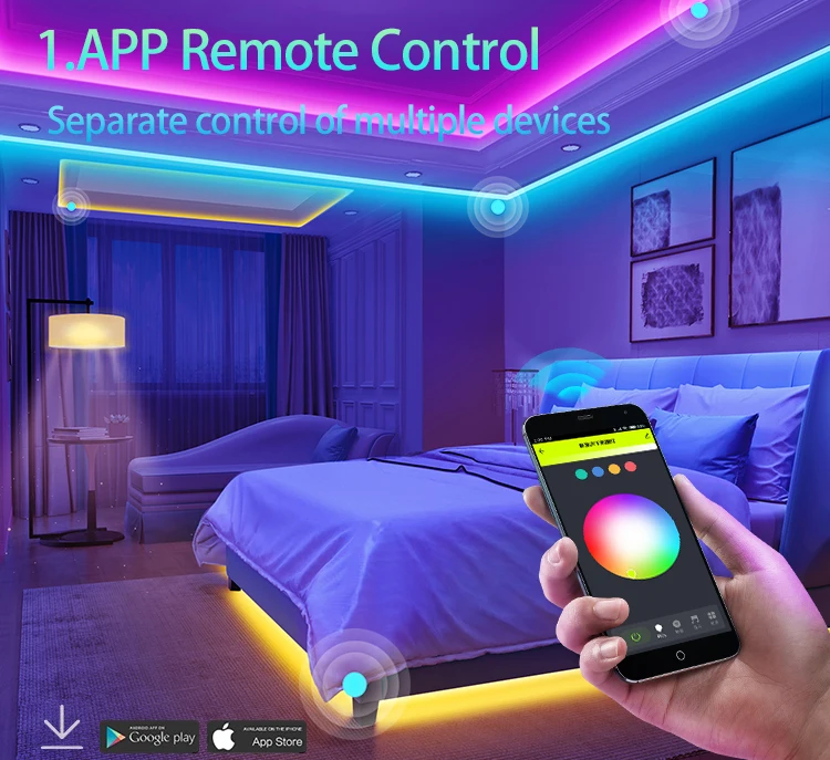 Flexible Waterproof Ip65 5m 10m Dc12v 150leds Smd5050 Adjustable Rgb Led Strips Light Kit With