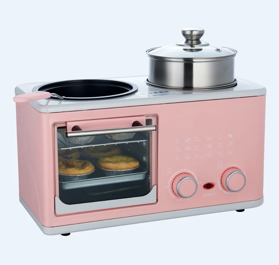 High Quality household 8L oven 1L Pot multifunction 4 in 1 breakfast maker Machine