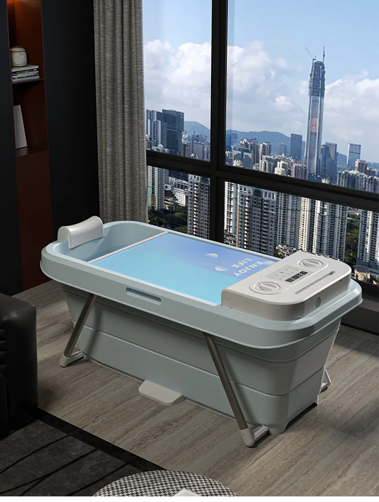 Hilite High Quality Light Blue Large Portable Bathtub Inflatable