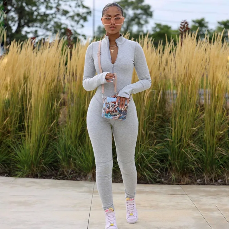 rig Af storm Ballade Wholesale kylie jenner Zipper Jumpsuit turtleneck Bodycon winter jumpsuits  Women's One Piece High Waist Tracksuit 2020 jumpsuit Sexy Rompe From  m.alibaba.com