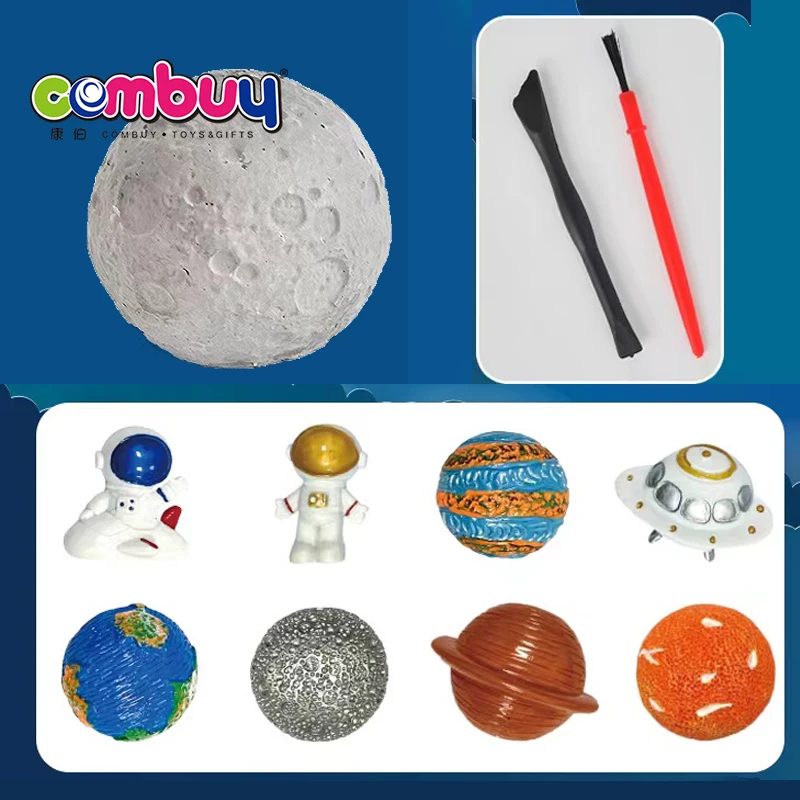 Digging Game Gem Space Stone Diy Archaeology Excavation Kit Toy