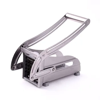 Hand pressing french fries cutting cucumber slicer stainless steel french fries cutting