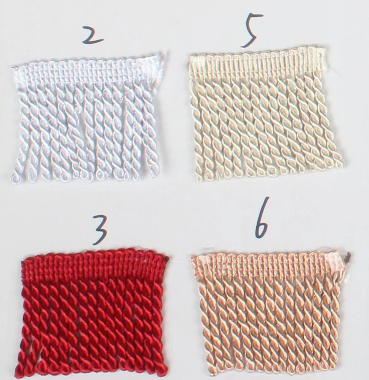 Zsy Wholesale 22 Colors 6.5cm Long Tassel Lace Gold Black Red White