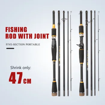 CHEERY New Multi-Section Adjustable Carp Lure Rod Cross-Border Bottom Fishing Glass Steel Portable 4-Section Wholesale – Rod – view 5