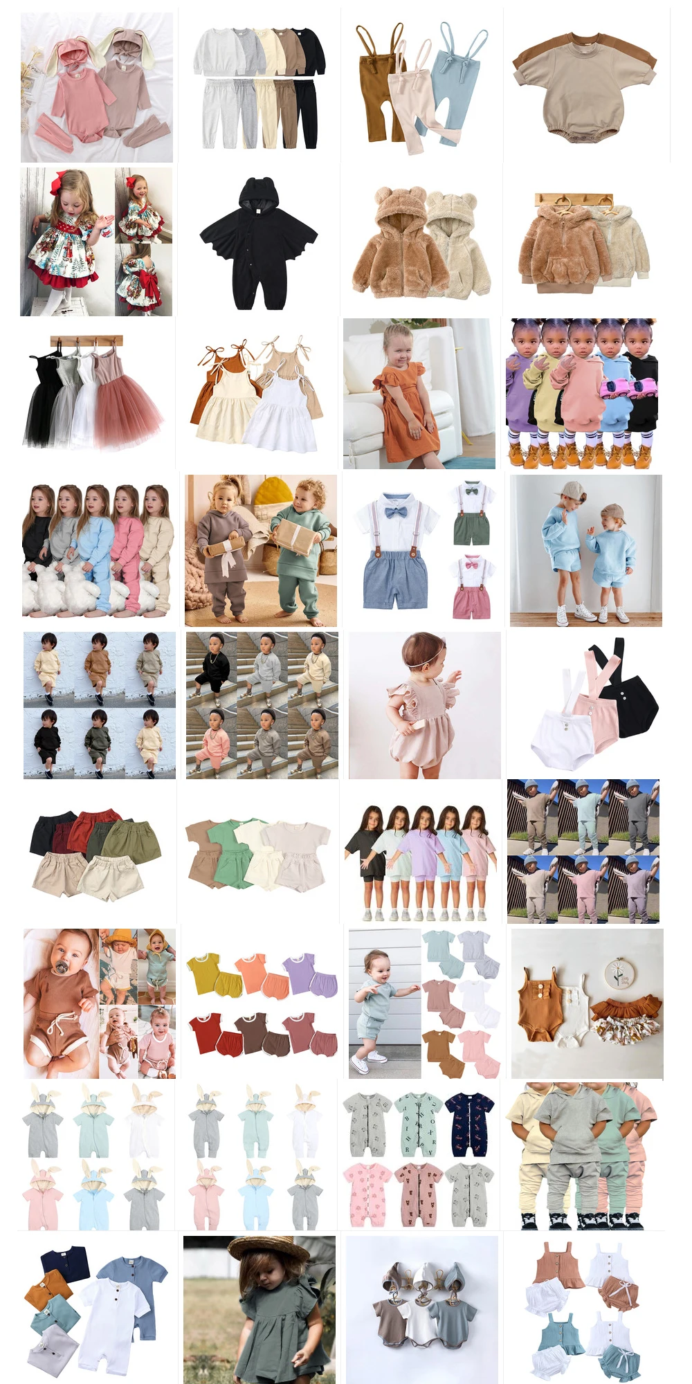 Custom Logo Infant Baby Clothing Sublimation Long Sleeve Infant Cotton