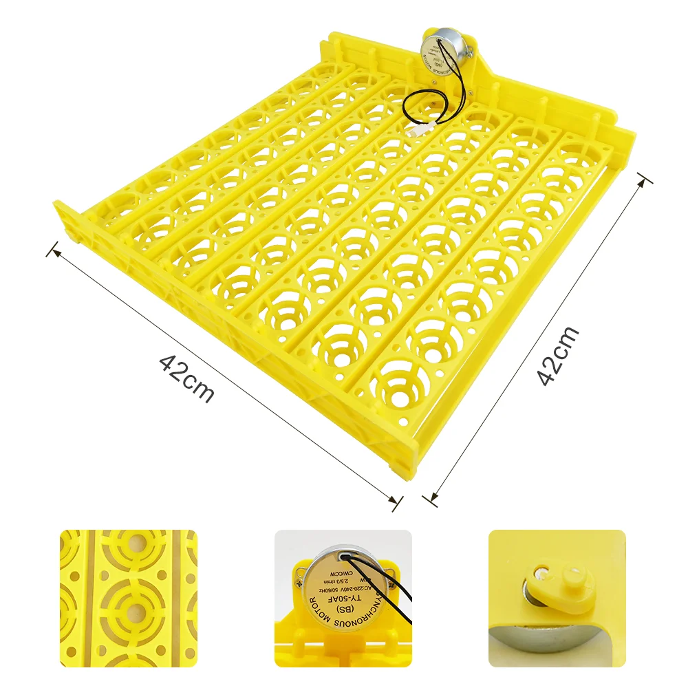 Wholesale Price Egg Incubator Parts 56 Egg Tray Used for Chicken Incubator Automatic Egg Setting Tray With Motor