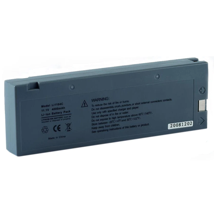 High Quality  LI1104C 11.1V 5200mAh Li-ion Replacement ECG Machine Medical Battery  for 12-100-0006 M66 M9000 M9000A M8000