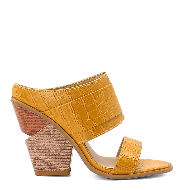 WETKISS/оптовая продажа; Сезон весна-осень; Большие размеры женские босоножки на высоких каблуках; Босоножки; Летние босоножки в западном стиле; Женские шлепанцы без задника с открытыми пальцами дешево