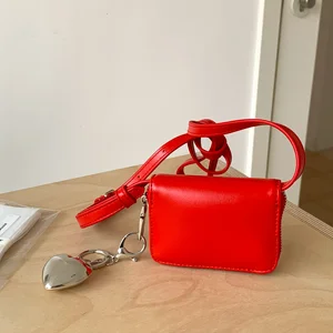 Guangzhou High Quality Small Fashion Women's Pu Leather Cross Body Bags Simple Mini Crossbody Bag