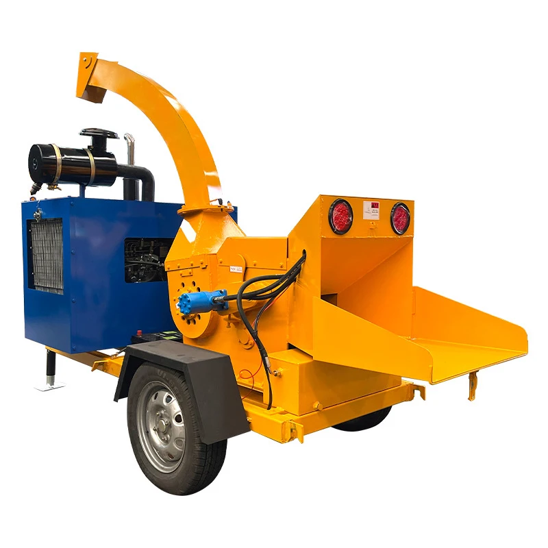 Ansawdd Uchel Garden Wood Tree Branch Crusher Diesel Wood Chipper Log Chipper Shredder Wood Shredder