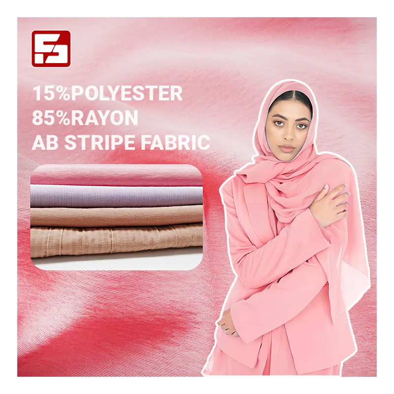 Поставщик ткани из вискозы и полиэстера окрашенная 85% вискоза тканая 15% полиэфирная ткань классная Легкая удобная рубашка для летней