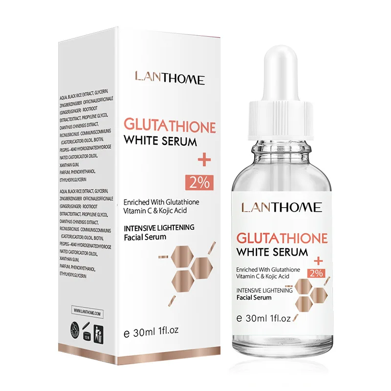 LANTHOME Skin Care 30ml Hydrating Whitening Lightening Glutathion Face Serum
