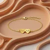 2 lettere d'amore in oro