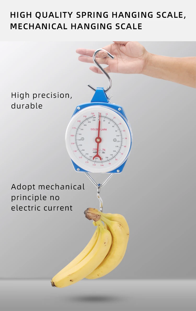 5kg 10kg 15kg 20kg Mechanical Speedometer Dial Spring Scale With