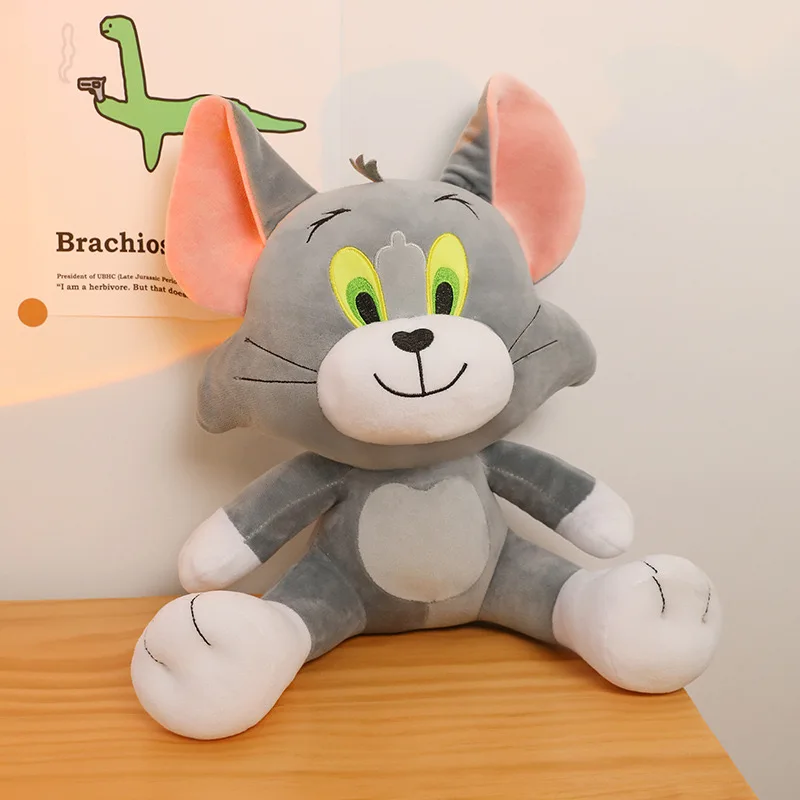 Tom And Jerry Plush Toy Cartoon Movie Cat Tuffy Nibbles Mouse Plushies ...