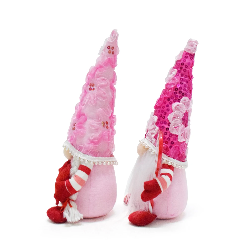 Factory 2026 Valentine's Day Decor Ornament Hearts Love Exquisite Swedish Gonk Doll Sequin Pink Santa Gnomes Factory 2026 Valentine's Day Decor Ornament Hearts Love Exquisite Swedish Gonk Doll Sequin Pink Santa Gnomes