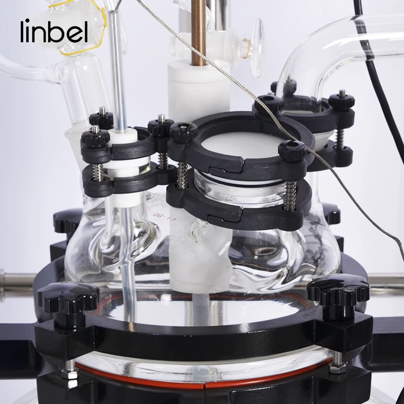 100L Glass Crystallization Filter Reactor for CBD Crystal