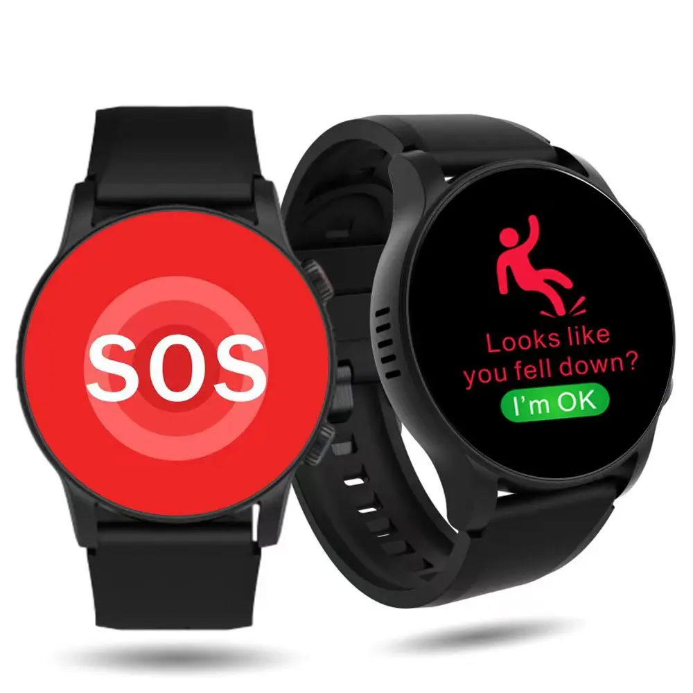 4G Elderly SmartWatch VL08S Health Monitoring Fall Detection SOS Call for Hospital GPS Elderly Sos Bracelet Sim Card Smart Watch