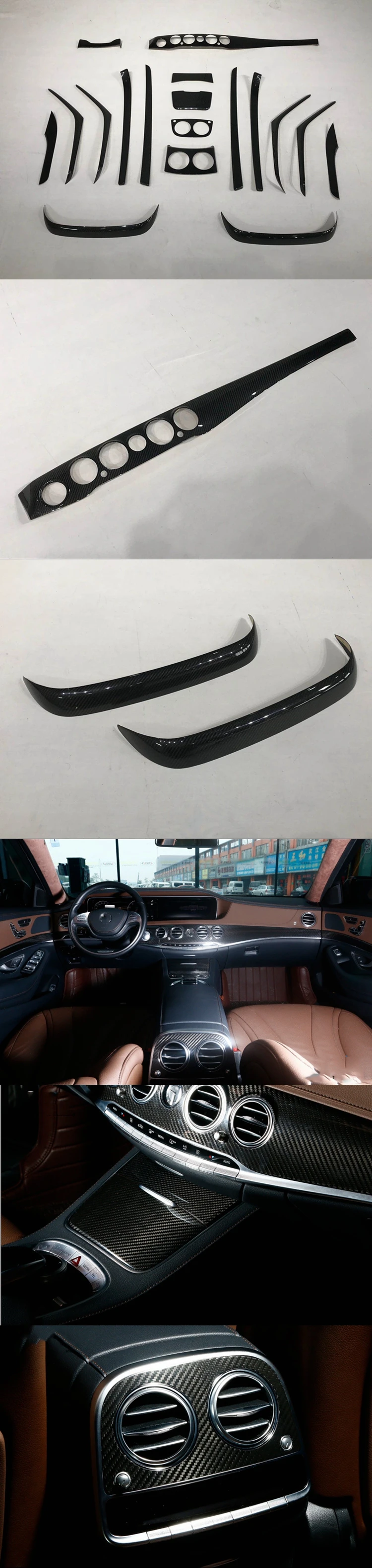 Car Interior Trims For S Class W222 20142020 Year S320l S400 Interiors