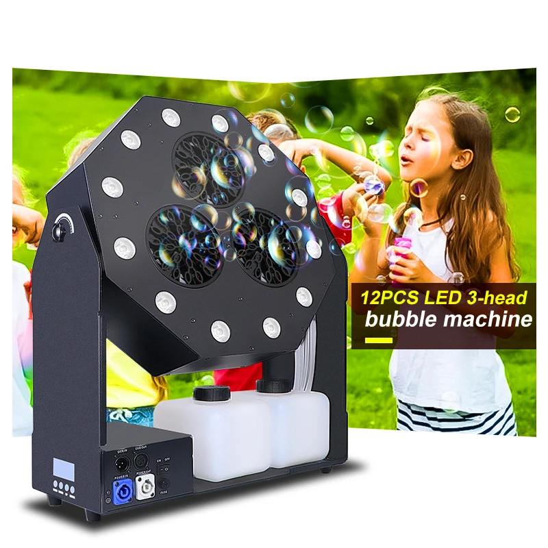 SHTX 12*8W Storm Bubble Equipment - LED Soap Bubble Machine