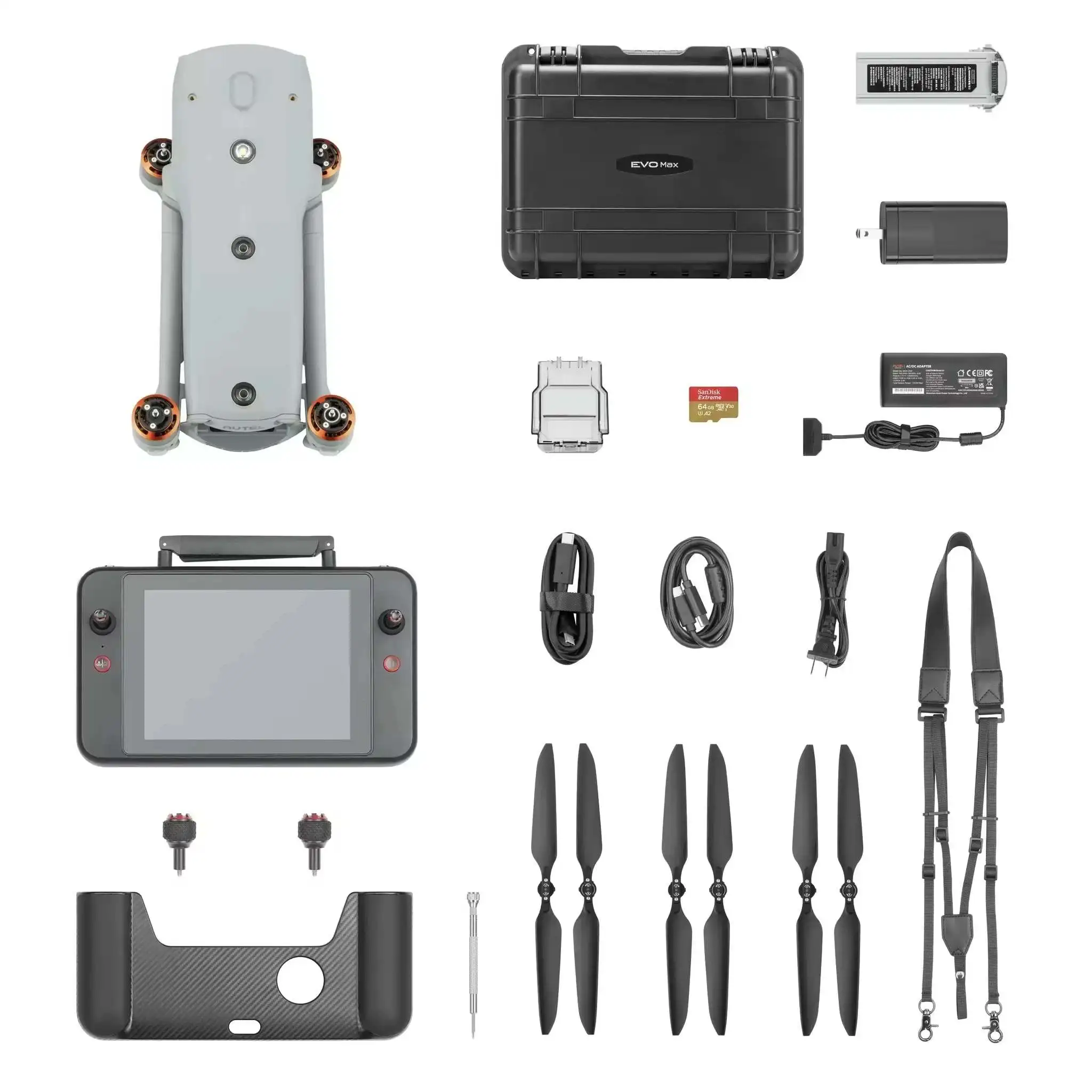 Autel EVO MAX 4T Thermal Imaging Camera Mapper Drone Omnidirectional Obstacle Avoidance Dron IP43 Rating Waterproof Quadcopter