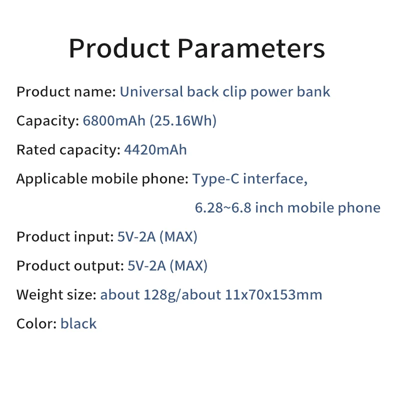 Factory Direct External Battery Universal Mini Wireless Power Bank Mobile Phone Charging Case for Apple for Android for Type C