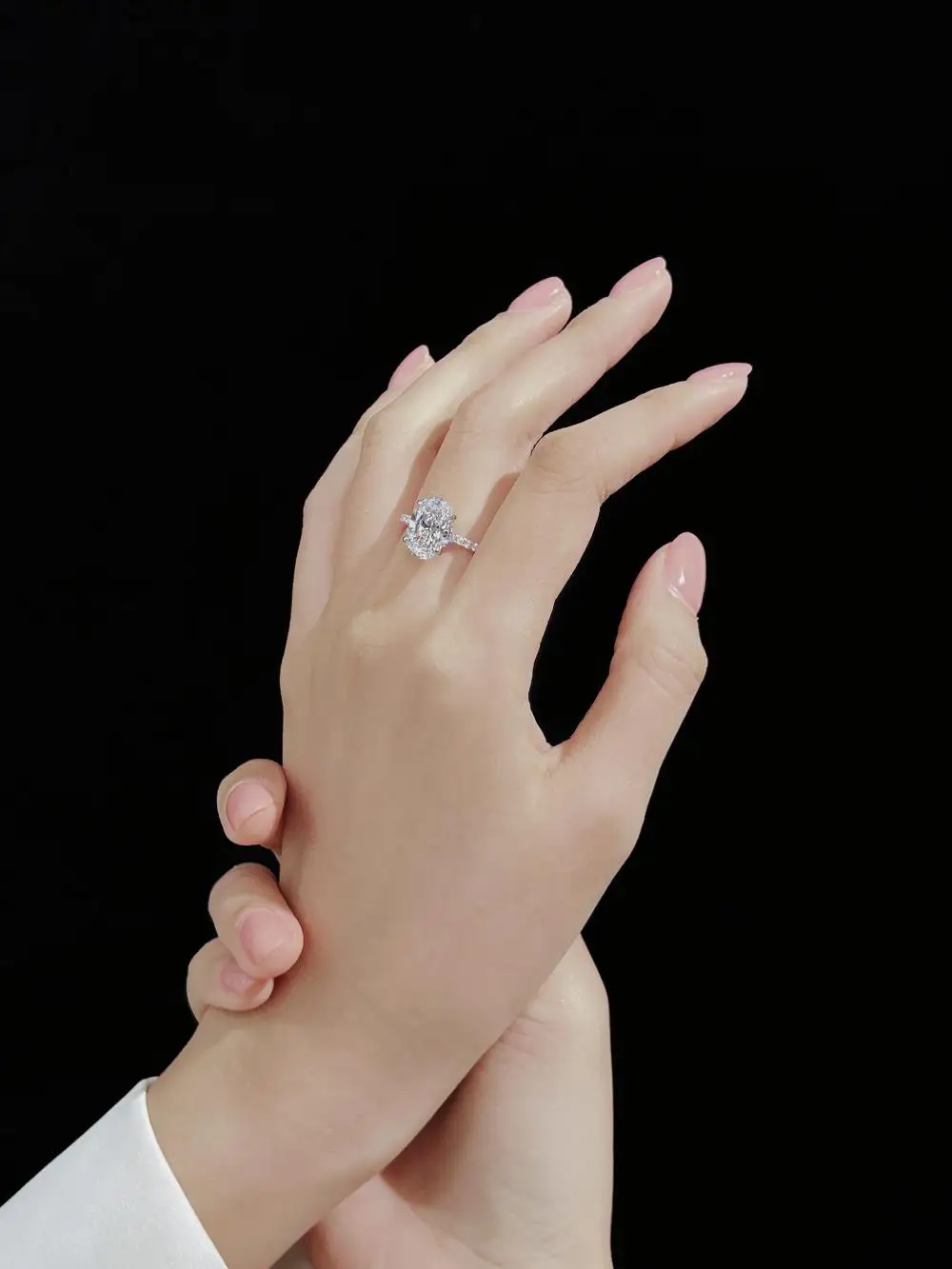 KAKODIY Luxury High End Promise 925 Sterling Silver Engagement Women's Pink Cubic Zirconia Wedding 5A Zircon Ring detail 4