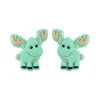 Deer Focal bead Cyan SA173