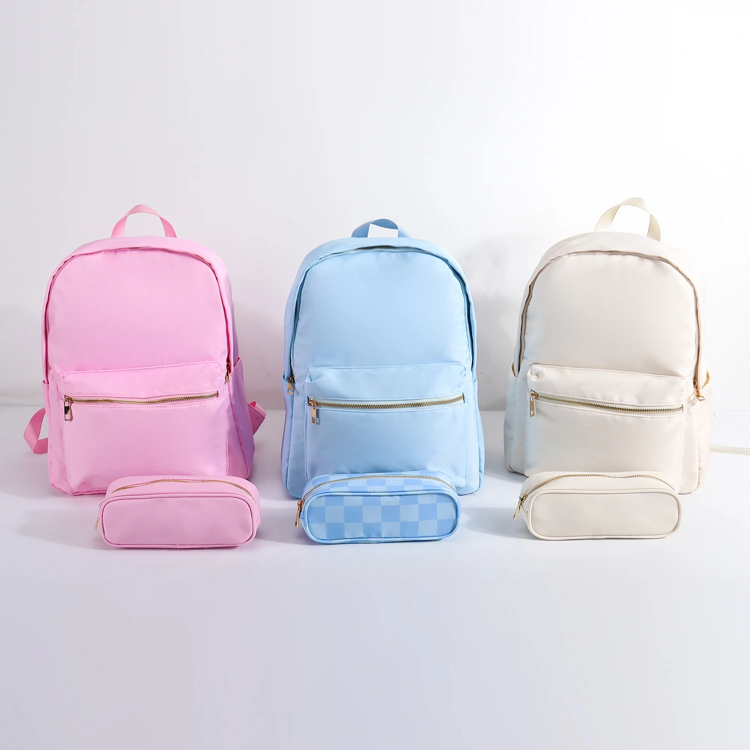 Mochilas escolares de nailon resistentes al agua lavables a