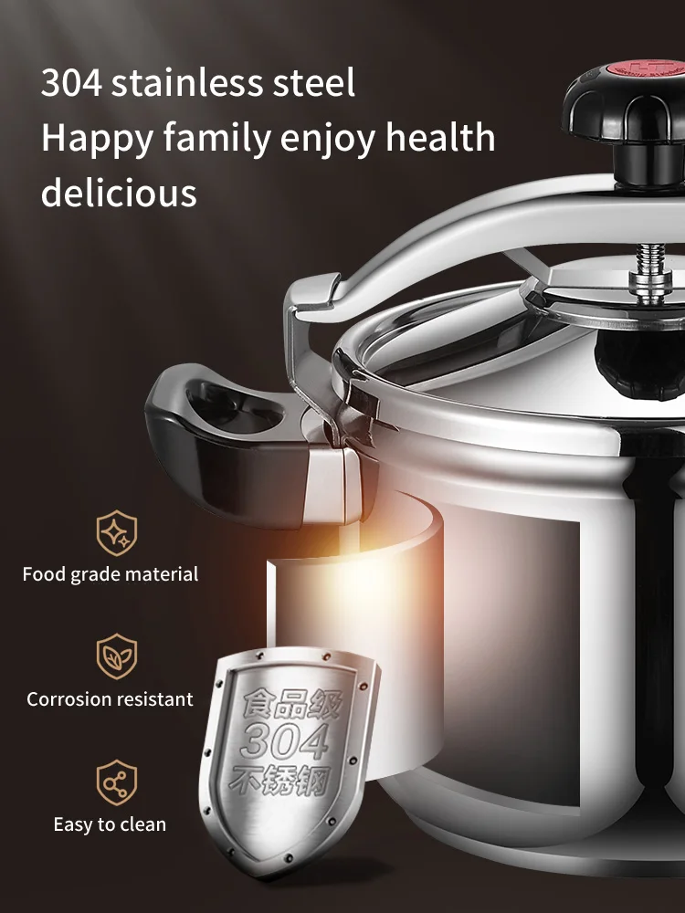 Liantong Factory Supply Stainless Steel Commercial Pressure Cooker