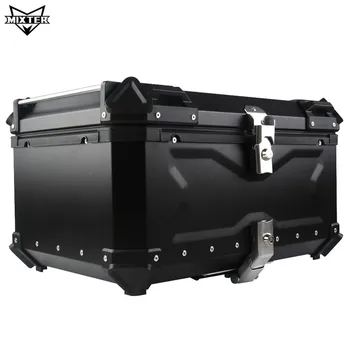 Factory Motorcycle 36L 45L 55L 65L 80L 100L Aluminum Top Case Universal Trunk Rear Luggage Tool Tail Box Large Capacity